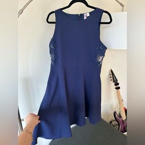 Alya Royal Blue Casual Dress.